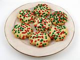 Sprinkled cookies