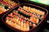 Sushi arrangement