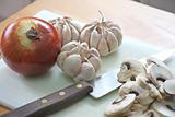 Onion garlic mushroom