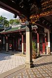 Chinese temple courtyard