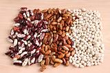 Assortment of various beans
