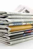 Pile of newspaper