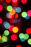 Christmas lights blurred background