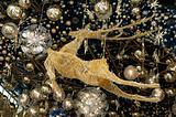 Christmas decoration of a deer