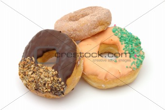 Three donuts