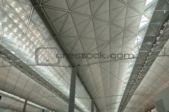 Interior of modern international airport
