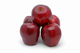 Five red delicious apples