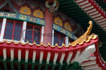 Chinese temple structure