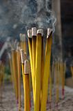 Incense sticks in a chinese temple