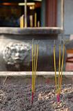 Incense sticks in a chinese temple