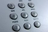 Telephone numeric keypad