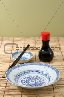 Chinese table setting