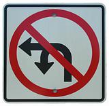 No Left Or U-Turn