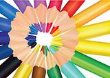 vector image color pencils
