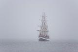 ship in the mist
