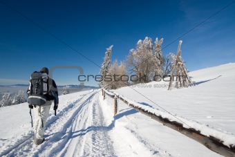 Winter trekking