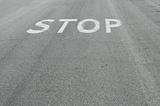 Stop on road