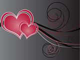 Dark Valentines Day Background