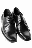 Black men's dress shoes