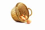 few eggs in a basket