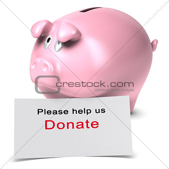 Please help us, donate, Donation concept