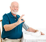 Senior Man - Blood Pressure is A-Okay