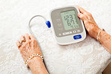Senior Woman With Low Blood Pressure