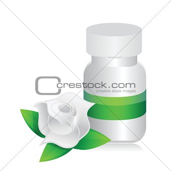 natural pills illustration design