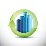 business cycle illustration design