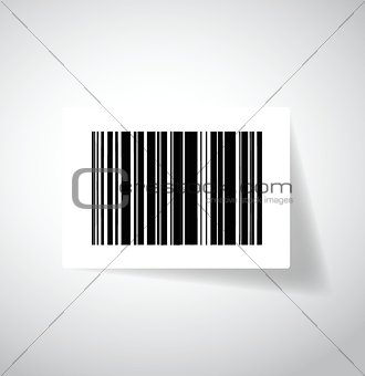 ups barcode sticker illustration design