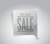 holiday sale pin pointer sign illustration