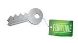 Keys To Your Fortune Concept Illustration