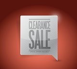 clearance sale sign illustration design