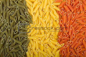 Pasta Italian flag