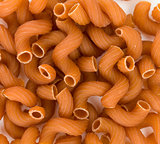 Orange pasta background