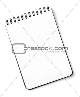 Blank notepad