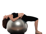 Pregnant Woman Exercise Stretching