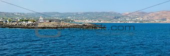 The coast of Crete.