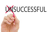 Turning the word Unsuccessful into Successful