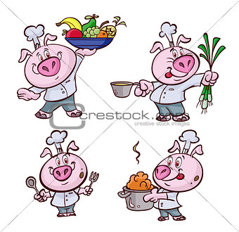 Pig cook