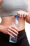 Woman Holding Bottle of Water