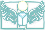 Winged Scarab Color