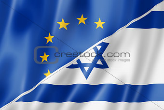 Europe and Israel flag
