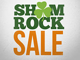 Advertisement for shamrock sale