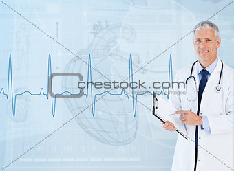 Portrait of a cardiologist smiling