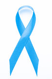 Blue awareness ribbon