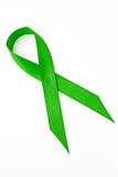 Green ribbon for awareness