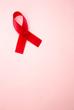 Red awareness ribbon for aids