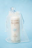 Christening candle for a boy