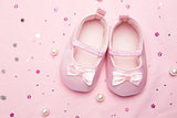 Baby shoes for a girl